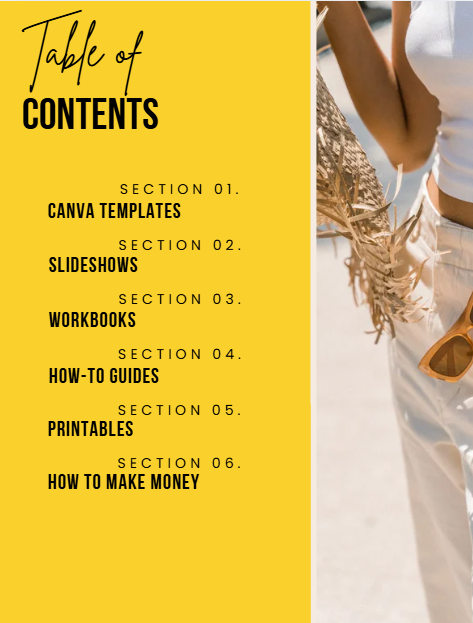 5 Ways to Make Money with Canva E-book + 30 ideas