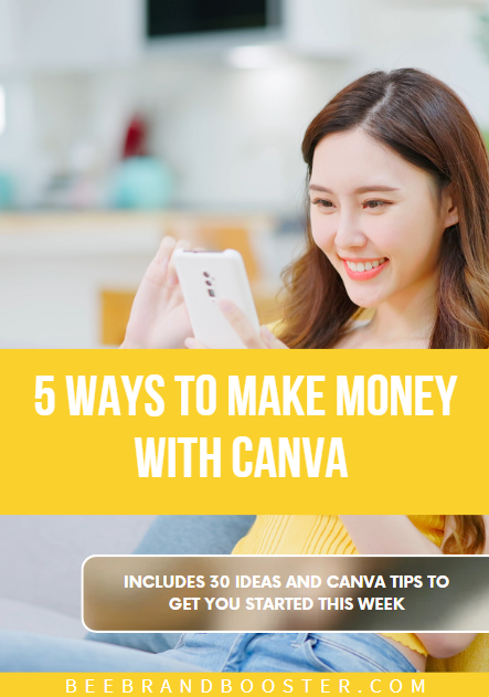 5 Ways to Make Money with Canva E-book + 30 ideas