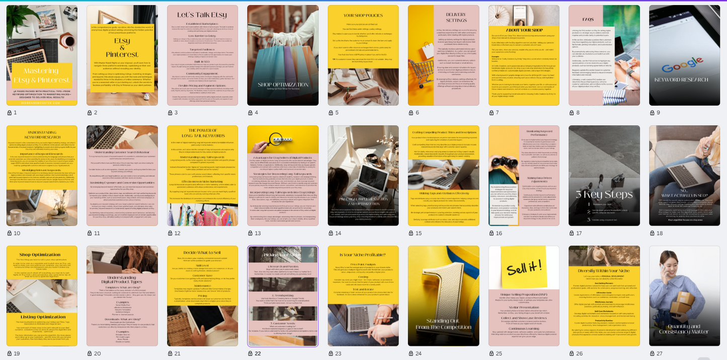 Mastering Etsy & Pinterest E-Book
